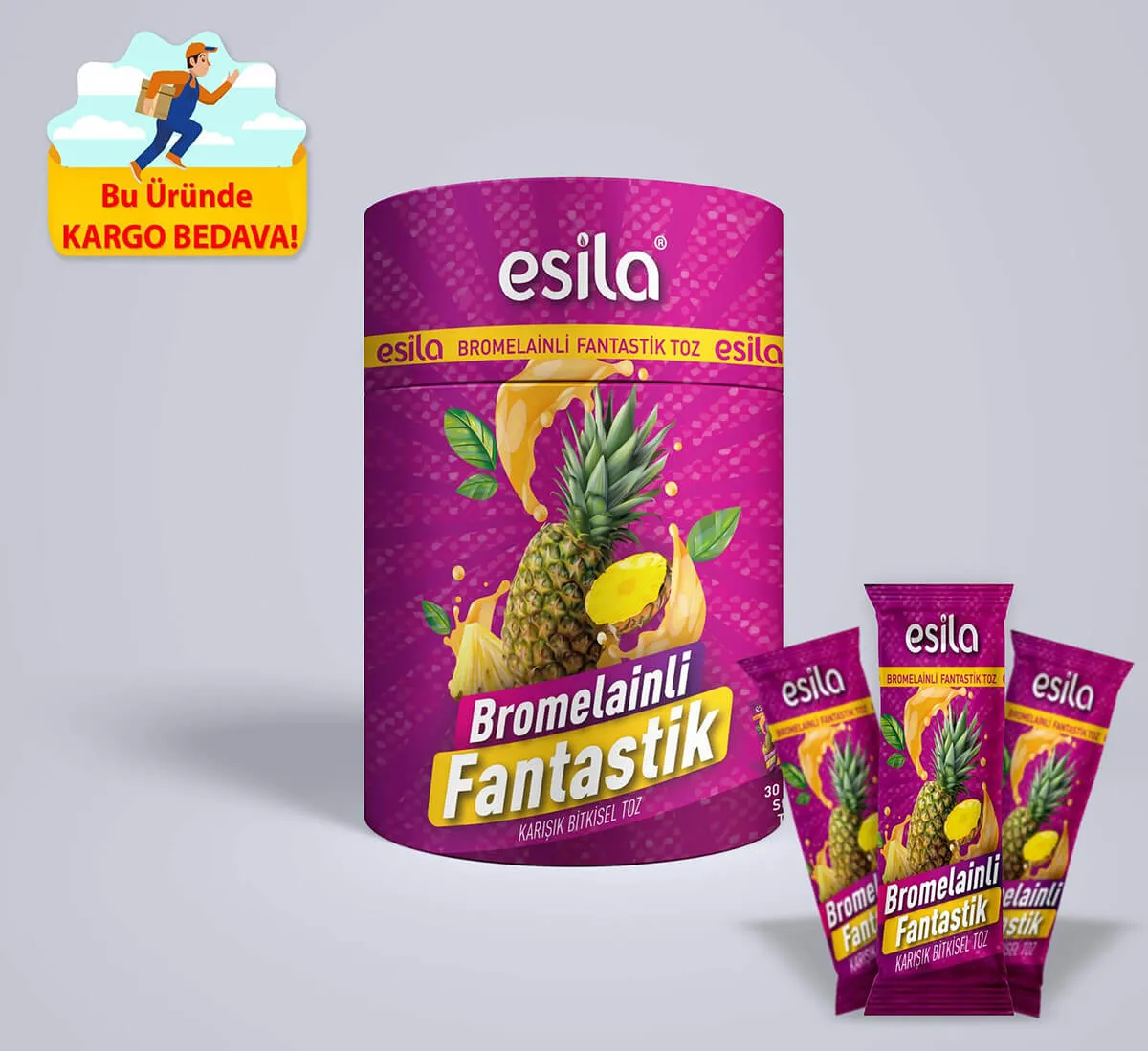  Bromelainli Fantastik Toz 30 Adet